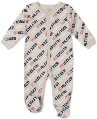 Enterito Tommy Hilfiger Kids letras gris