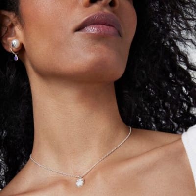 Collar Tous plata y nácar facetado1