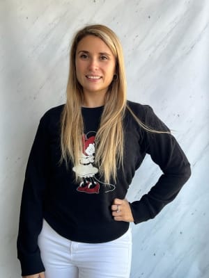 Poleron Kate Spade Negro Disney Minnie