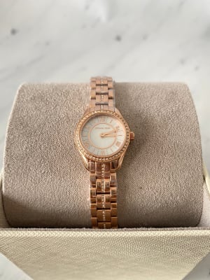 Reloj Mujer Michael Kors Correa Metalica delgada Rosegold Circunferencia Circones 1