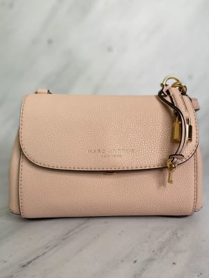 Cartera Marc Jacob Crossbody Trapecio Cuero Rosado1