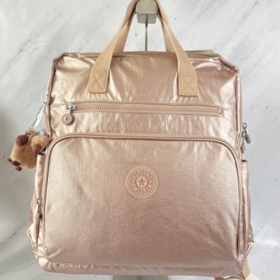 Bolso Maternal Kipling Audrie Rosegold1
