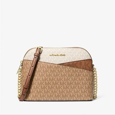 Cartera Michael Kors Crossbody  Dome Xcross Tricolor Cafe1