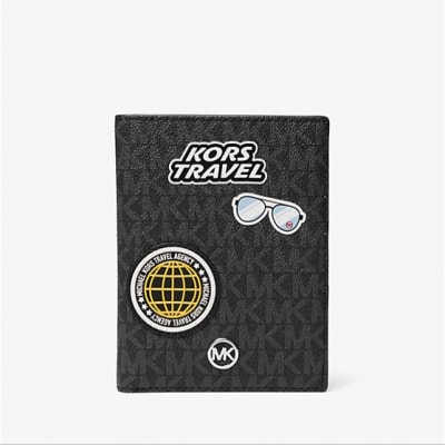 Porta Pasaporte Michael Kors Jet set travel Negro1