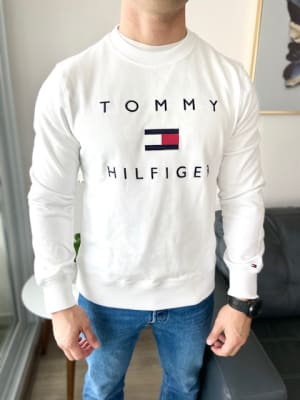 Poleron hombre Tommy Hilfiger blanco1