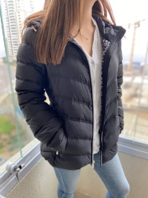 Parka mujer Michael Kors termica negra1