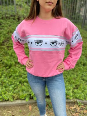 Poleron mujer Chiara Ferragni rosado1