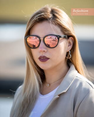 Lentes Michael Kors Vega alta marco espejo rosa negro1