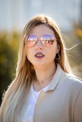 Lentes Michael Kors Rodinara marco piloto espejo rosado1