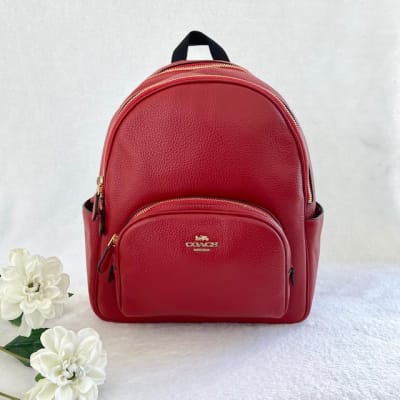 Mochila Coach Court roja1