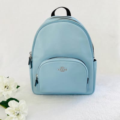 Mochila Coach Court celeste1
