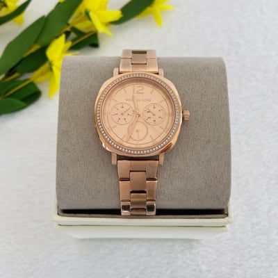 Reloj mujer Michael Kors correa metalica 3 relojes rose gold1