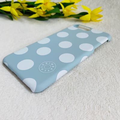 Carcasa Bimba y Lola verde agua puntos blanco