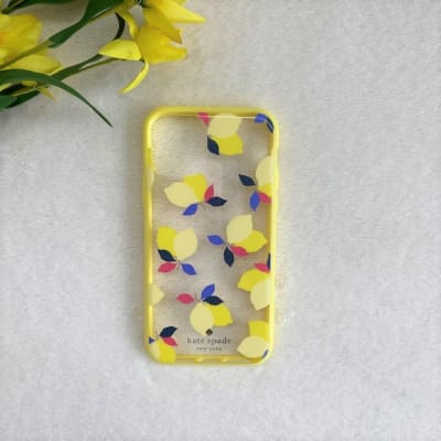 Carcasa Kate Spade transpartente diseño limones1