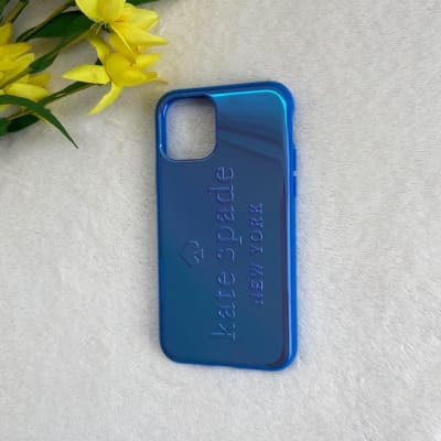 Carcasa Kate Spade metalica azul1