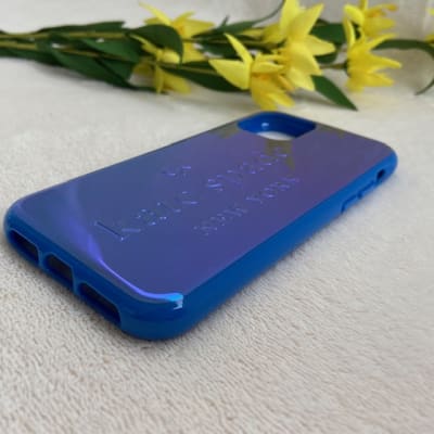 Carcasa Kate Spade metalica azul