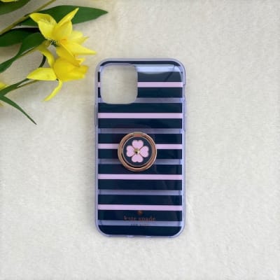 Carcasa Kate Spade lineas rosa y azul