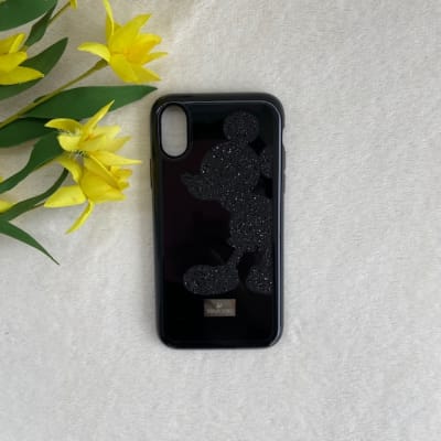 Carcasa Swarovski diseño mickey negra