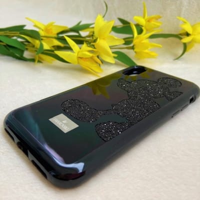 Carcasa Swarovski diseño mickey negra