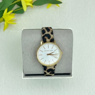 Reloj mujer  Michael Kors correa cuero print1
