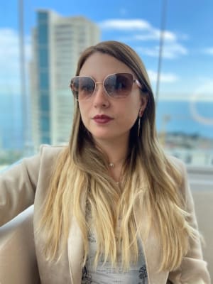 Lentes Michael Kors Palm Springs cuadrado pata letras rosada1