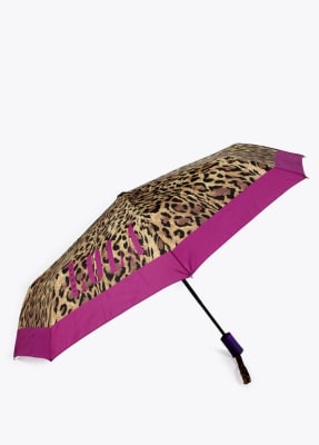 Paragua Lola Casademunt automatico animalprint Lila