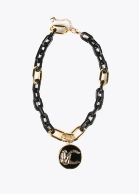 Collar Lola Casademunt Medallon LC negro1