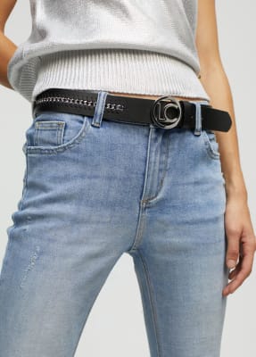 Cinturon Lola Casademunt cadena central Negro1