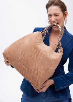 Bolso Lola Casademunt Shopper Cotele Camel1