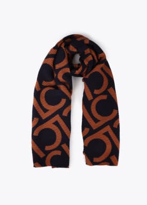 Pañuelo Lola Casademun Bicolor Azul - Marron1