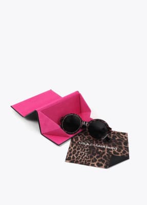 Lentes Lola Casademunt Marco redondo animal print