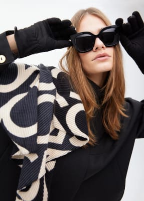 Lentes Lola Casademun Marco cuadrado negro - print