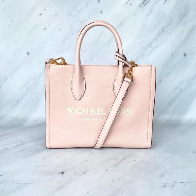 Cartera Michael Kors Mirella Cuero Small Rosa Palo1