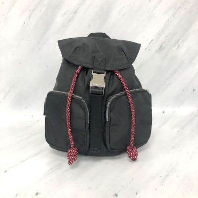 Mochila Bimba y Lola tapa negro cordon rojo1