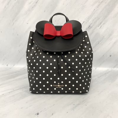 Mochila Kate Spade Minnie Negra puntitos1