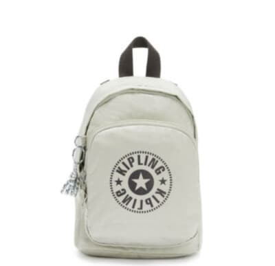 Mochila Kipling Delia Covertible Plata1