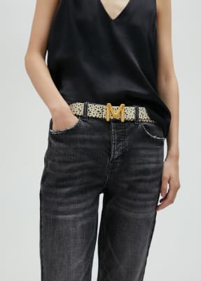 Cinturon Lola Casademunt Reversible Dalmata1