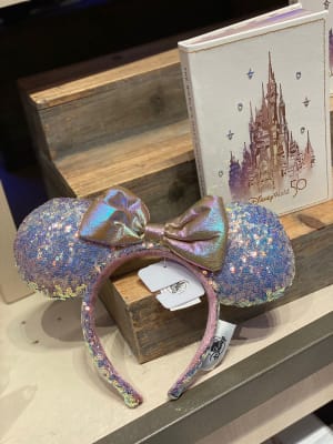 Cintillo orejas Disney minnie iridiscente colección 50 años1