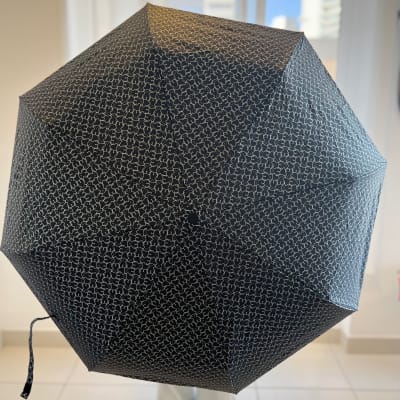 Paragua Tous Plegable Kaos Icon Negro con plateado1