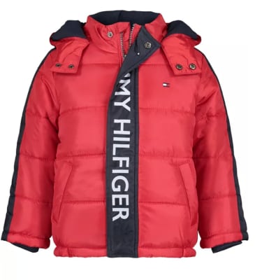 Parka Tommy Hilfiger Kids roja1