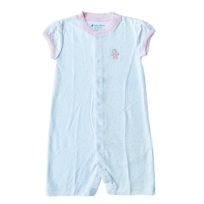 Pijama Baby Cottons lunas y estrellas blanco