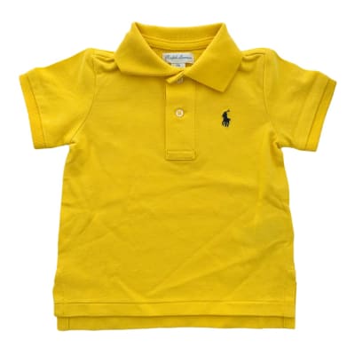 Polera Polo Ralph Lauren Children pique amarillo1