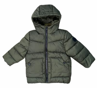 Parka bebe Michael Kors verde mimetizada1