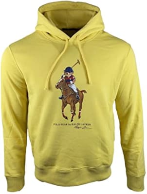 Poleron Polo Ralph Lauren children logo caballo Amarillo1