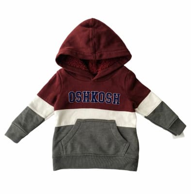 Poleron Oshkosh con chiporro burdeo