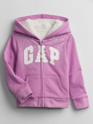 Poleron Gap con chiporro morado