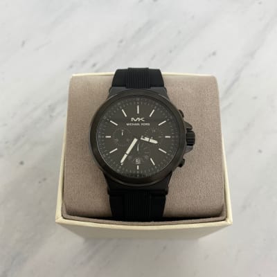 Reloj Hombre Michael Kors silicona negro1