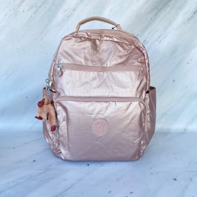 Bolso Maternal Kipling So Baby Rosegold1