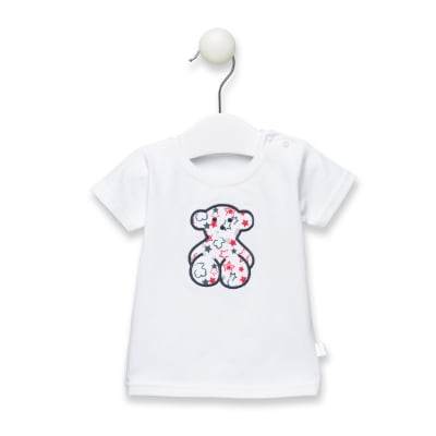Polera Baby Tous oso bordado estrellas