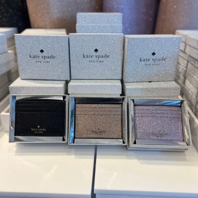 Tarjetero Kate Spade Pequeño Tinsel Glitter1